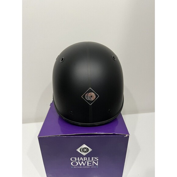 Charles Owen JR8 LTD Riding Helmet -Size 7- (57CM)- Black Painted, NEW - Picture 5 of 10